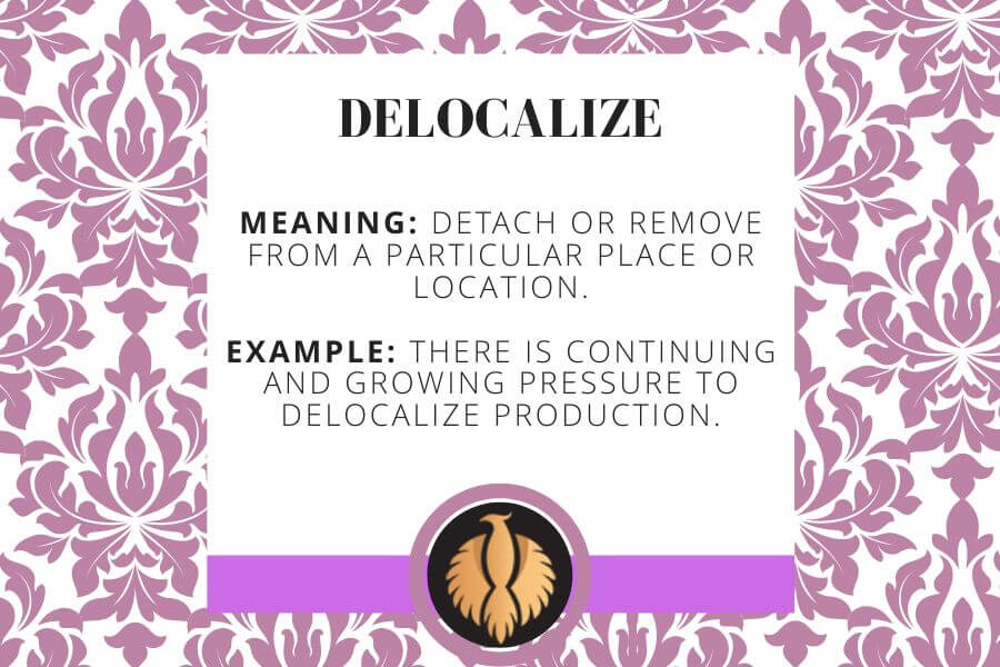 Delocalize