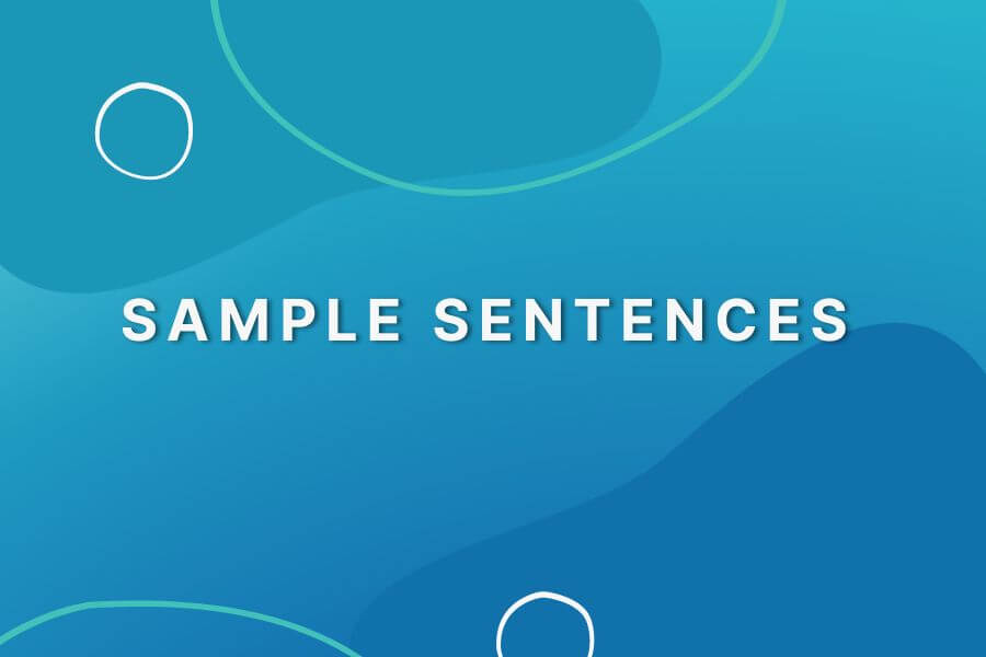 Sample Sentences 