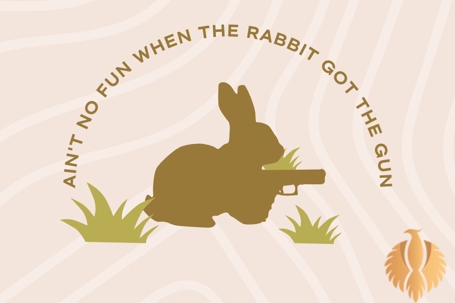 Ain't No Fun When The Rabbit Got The Gun