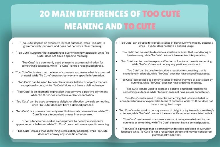 Too Cute Meaning Vs To Cute (To Vs Too) + Examples - Phoenix English