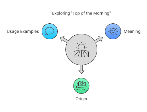 infographic about Top of The Morning – Meaning + Its origin + Examples [2025]