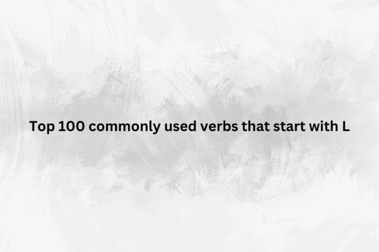 apic for Top 100 commonly used verbs that start with L