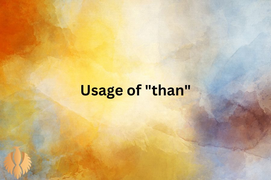 a pic for Usage of "than"