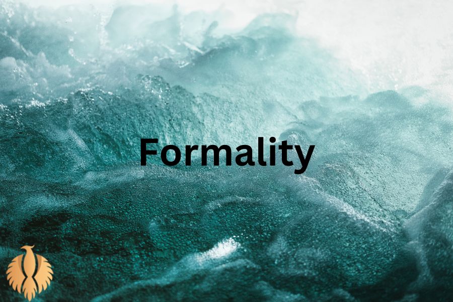 a pic about Formality