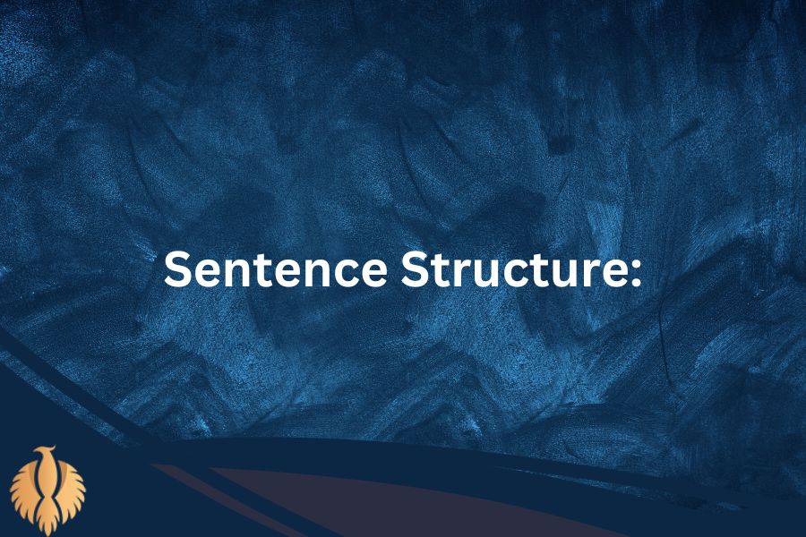 a pic for Sentence Structure: