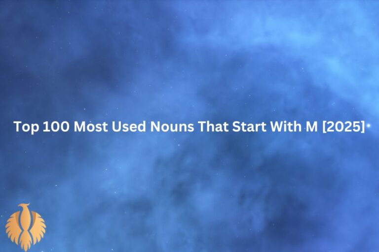 a featured image for Top 100 Most Used Nouns That Start With M [2025]