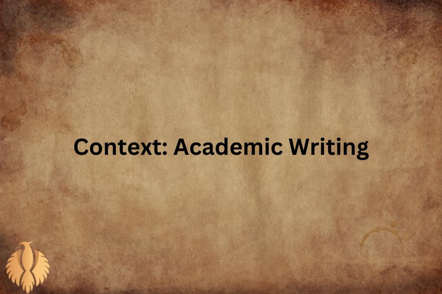 a photo for Context: Academic Writing