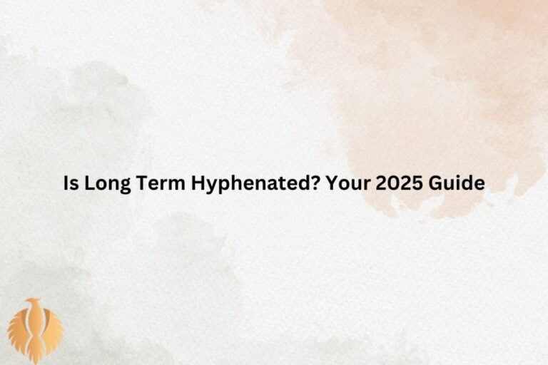 a featured image for Is Long Term Hyphenated? Your 2025 Guide