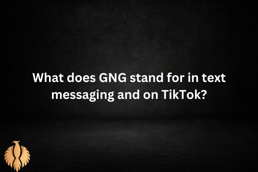 a image about What does GNG stand for in text messaging and on TikTok?